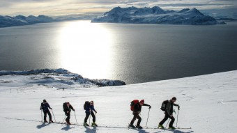 Skitouren in den Lyngen Alpen<br />im März 2019
