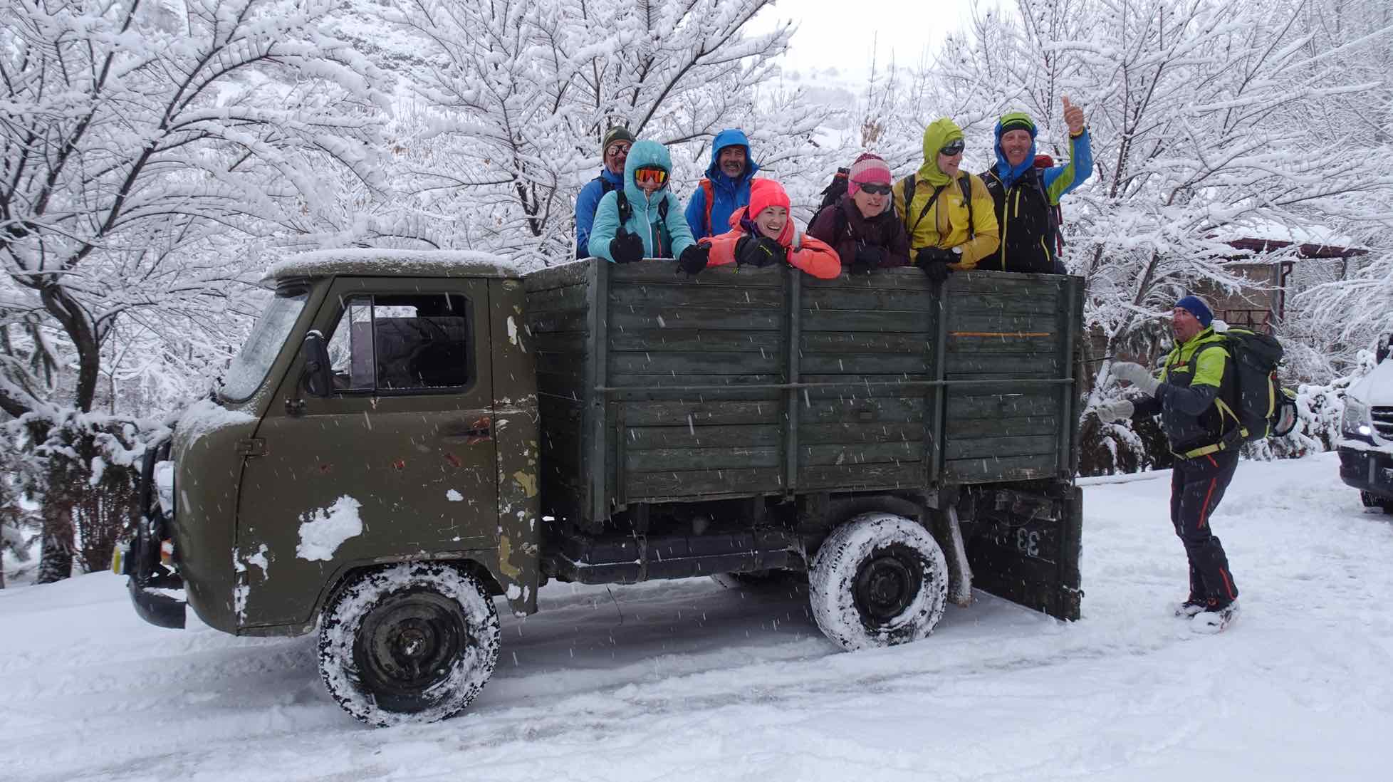UAZ Jeep in Armenien