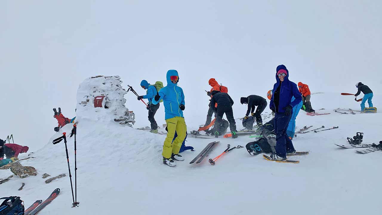 Gipfel des Laslettind