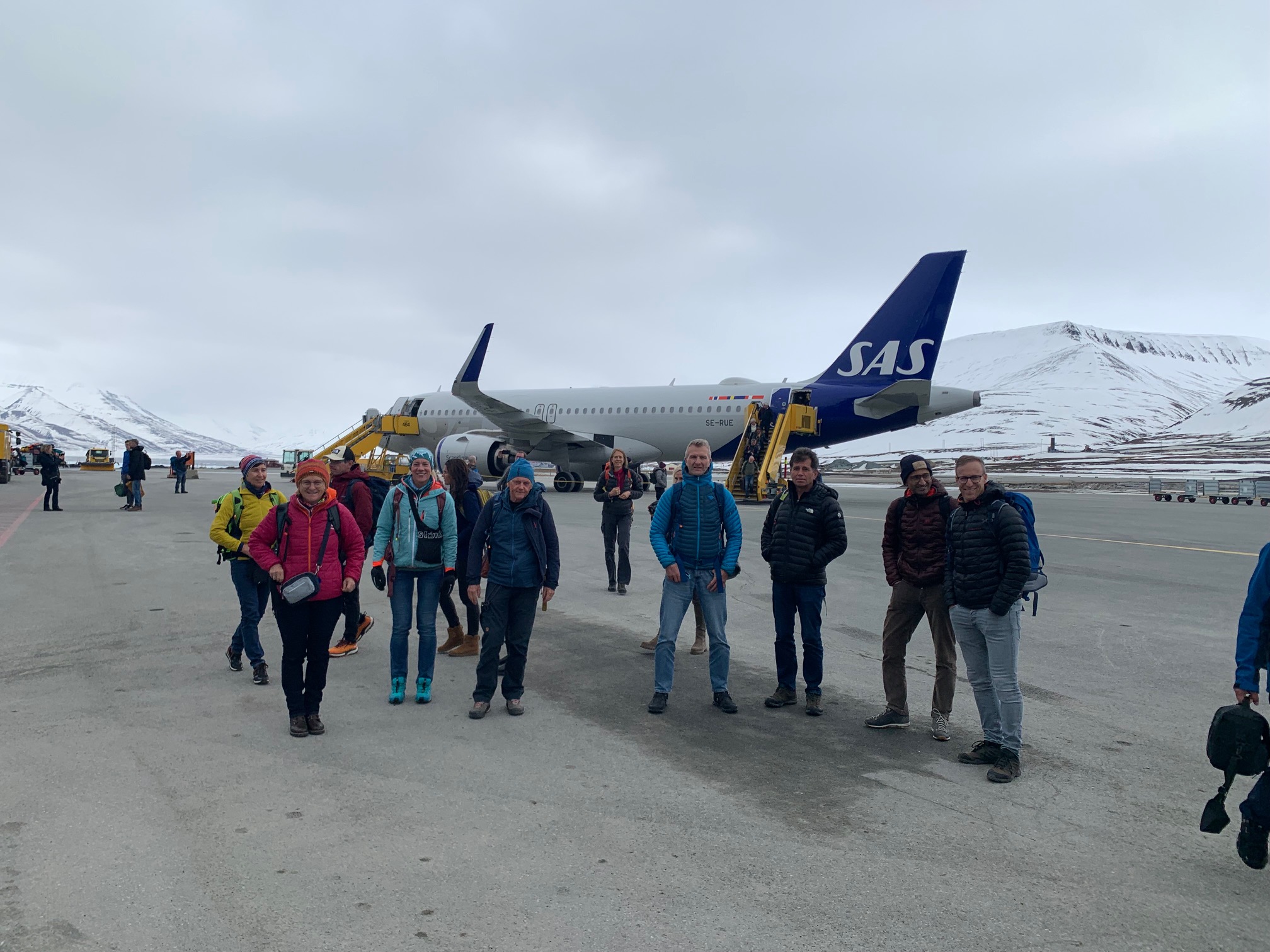 Ankunft am Flughafen