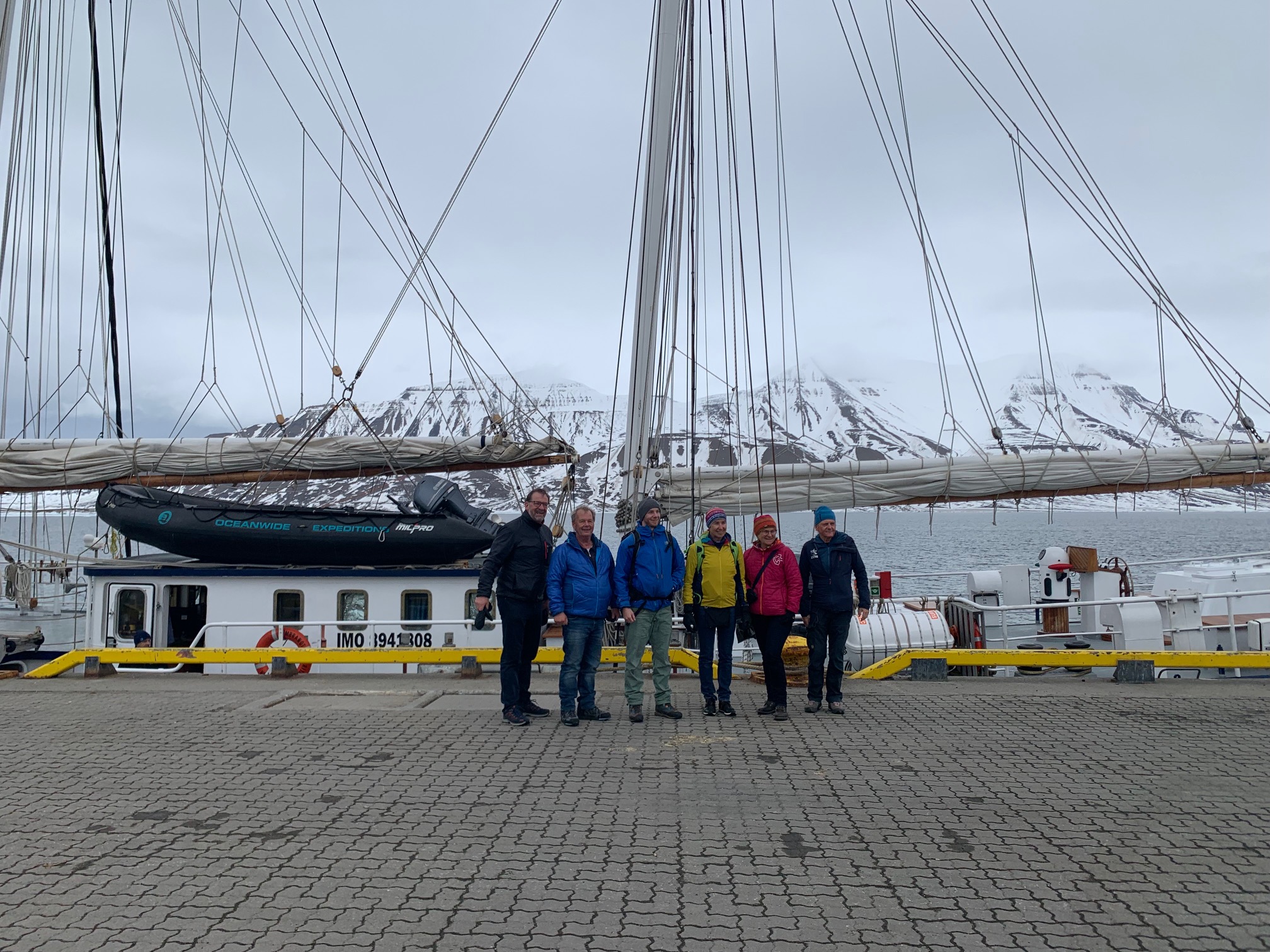 Einschiffung auf der Rembrandt van Rijn