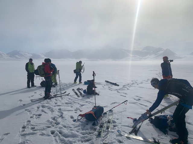 Start der Tour, der Nebellichter sich