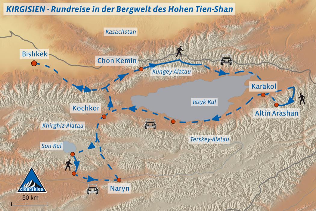 Trekking Reise Kirgistan